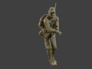 Italian soldier Attach ww2 IT10 3D प्रिंट मॉडल