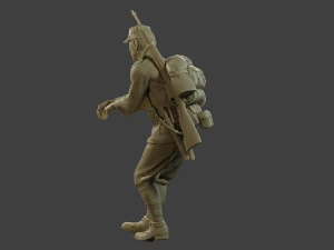 Italian soldier Attach ww2 IT10 3D Print Model