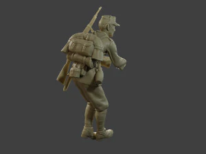 Italian soldier Attach ww2 IT10 3D Print Model