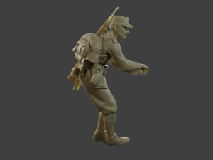 Italian soldier Attach ww2 IT10 3D प्रिंट मॉडल
