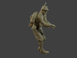 Italian soldier Attach ww2 IT10 3D Print Model