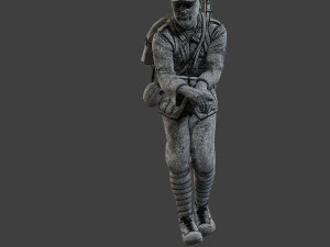 Italian soldier Attach ww2 IT10 3D Print Model