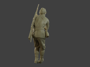 Italian soldier Attach2 ww2 IT10 3D Принт Модель