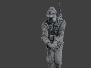Italian soldier Attach2 ww2 IT10 3D Принт Модель