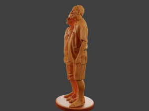 Casual elderly couple CEC1 001 3D Print Model