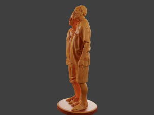 Casual elderly couple CEC1 001 3D Print Model