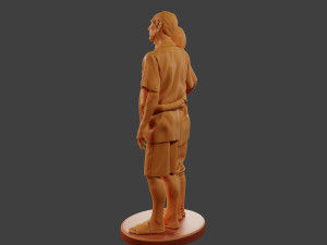 Casual elderly couple CEC1 001 3D Print Model
