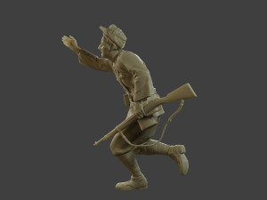 Italian soldier Run2 ww2 IT10 3D-Druckmodell