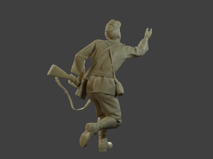 Italian soldier Run2 ww2 IT10 3D-Druckmodell