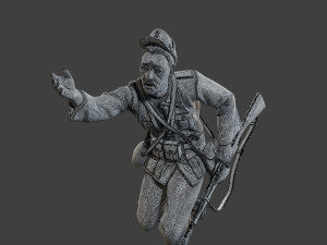 Italian soldier Run2 ww2 IT10 3D-Druckmodell