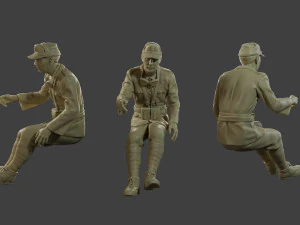 Soldato italiano Sit ww2 IT10 Modello di stampa 3D