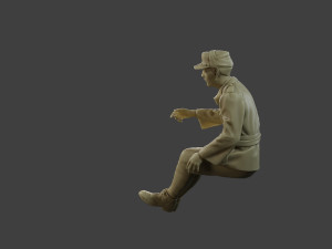 Italian soldier Sit ww2 IT10 3D-Druckmodell