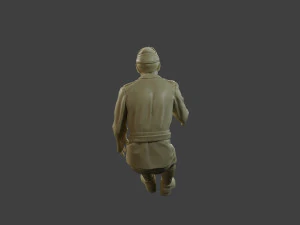 Italian soldier Sit ww2 IT10 3D Print Model