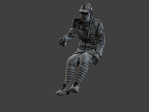 Italian soldier Sit ww2 IT10 3D-Druckmodell