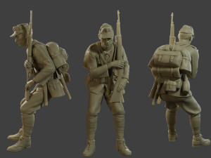 Italian soldier Sit2 ww2 IT10 3D Print Model