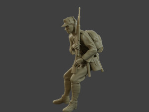 Italian soldier Sit2 ww2 IT10 3D-Druckmodell