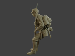 Italian soldier Sit2 ww2 IT10 3D-Druckmodell