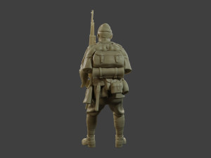 Italian soldier Sit2 ww2 IT10 3D-Druckmodell
