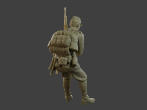 Italian soldier Sit2 ww2 IT10 3D-Druckmodell