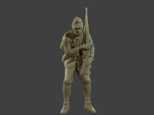 Italian soldier Sit2 ww2 IT10 3D-Druckmodell