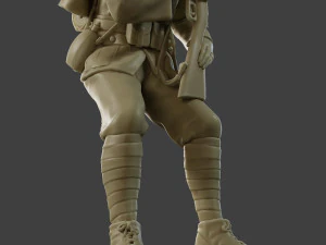 Italian soldier Sit2 ww2 IT10 3D Print Model