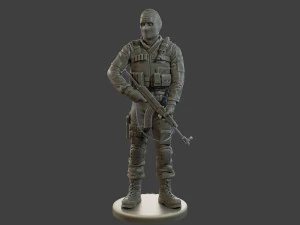 CzechSlovak Police Tactical Unit CPTU2 001 3D Print Model