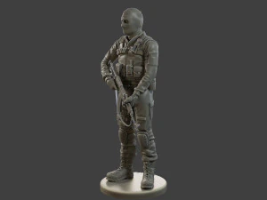CzechSlovak Police Tactical Unit CPTU2 001 3D Print Model