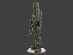CzechSlovak Police Tactical Unit CPTU2 001 3D Print Model