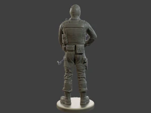 CzechSlovak Police Tactical Unit CPTU2 001 3D Print Model