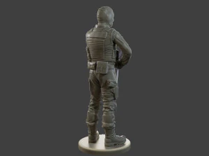 CzechSlovak Police Tactical Unit CPTU2 001 3D Print Model