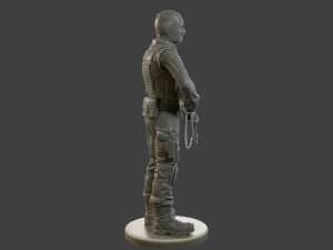 CzechSlovak Police Tactical Unit CPTU2 001 3D Print Model