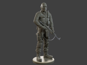 CzechSlovak Police Tactical Unit CPTU2 001 Modèles 3D en vedette