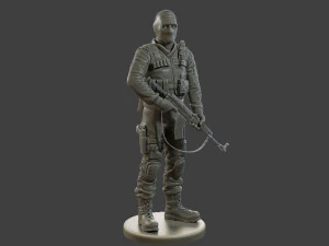 CzechSlovak Police Tactical Unit CPTU2 001 3D Print Model