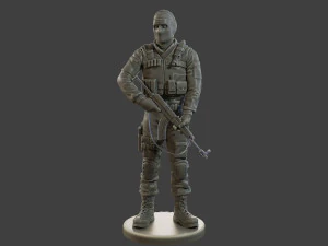 CzechSlovak Police Tactical Unit CPTU2 001 3D Print Model