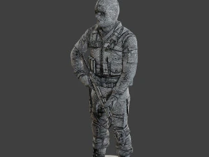 CzechSlovak Police Tactical Unit CPTU2 001 3D Print Model