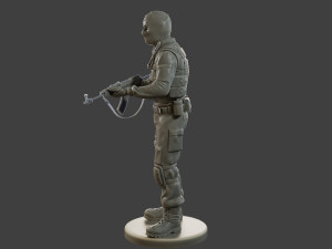 CzechSlovak Police Tactical Unit CPTU2 002 Modelo de Impressão 3D