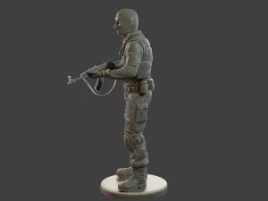 CzechSlovak Police Tactical Unit CPTU2 002 3D Print Model