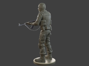 CzechSlovak Police Tactical Unit CPTU2 002 Modelo de Impressão 3D