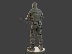 CzechSlovak Police Tactical Unit CPTU2 002 3D Print Model