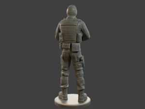 CzechSlovak Police Tactical Unit CPTU2 002 Modelo de Impressão 3D
