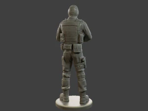 CzechSlovak Police Tactical Unit CPTU2 002 3D Print Model