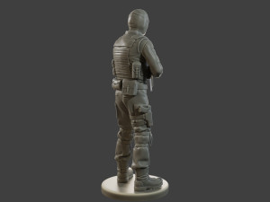 CzechSlovak Police Tactical Unit CPTU2 002 Modelo de Impressão 3D