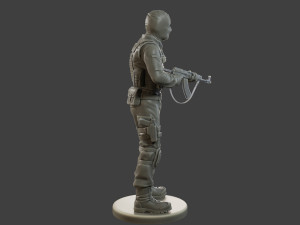 CzechSlovak Police Tactical Unit CPTU2 002 Modelo de Impressão 3D