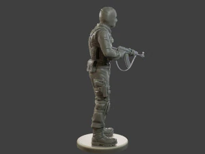 CzechSlovak Police Tactical Unit CPTU2 002 3D Print Model
