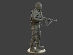 CzechSlovak Police Tactical Unit CPTU2 002 3D Print Model