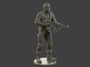 CzechSlovak Police Tactical Unit CPTU2 002 Modelo de Impressão 3D