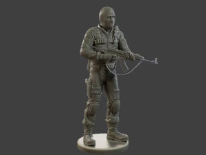 CzechSlovak Police Tactical Unit CPTU2 002 3D Print Model