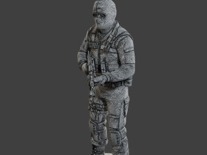 CzechSlovak Police Tactical Unit CPTU2 002 Modelo de Impressão 3D