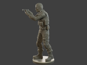 CzechSlovak Police Tactical Unit CPTU2 003 3D Принт Модель