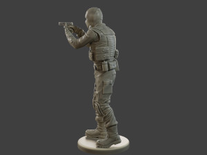 CzechSlovak Police Tactical Unit CPTU2 003 3D Принт Модель